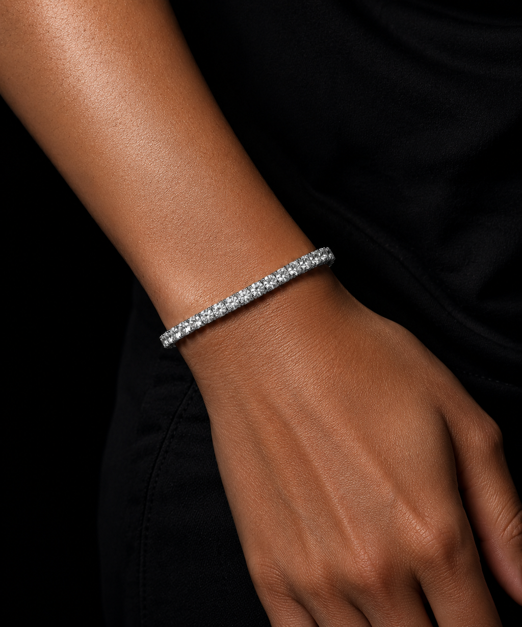 TASSI TENNIS ICED BRACELET. -5MM