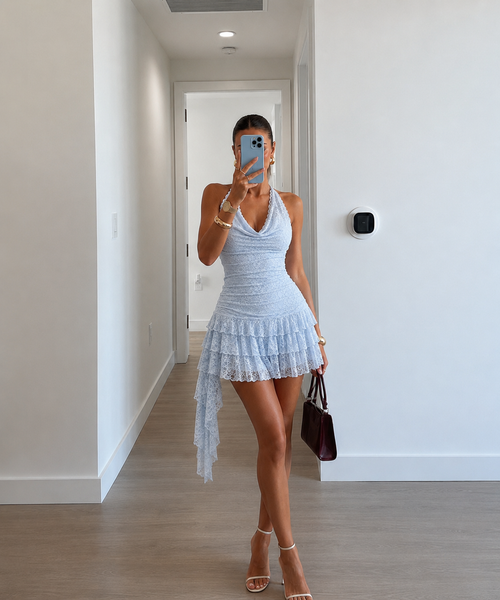 Babyblue Saint Mini Dress