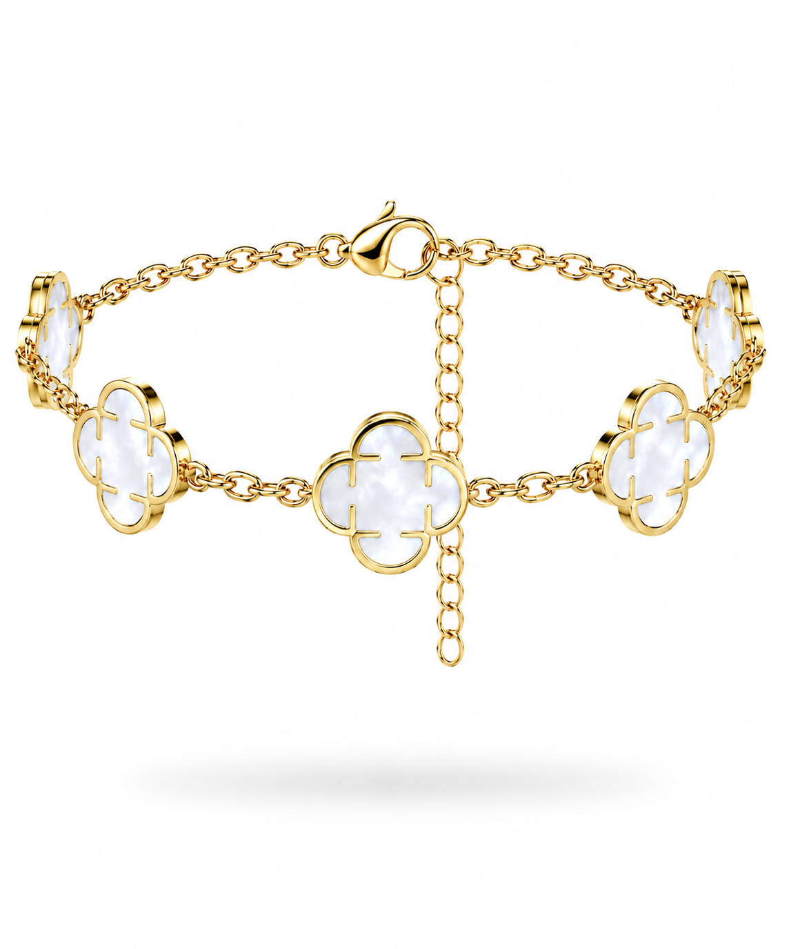TASSI GOLD CLOVER BRACELET