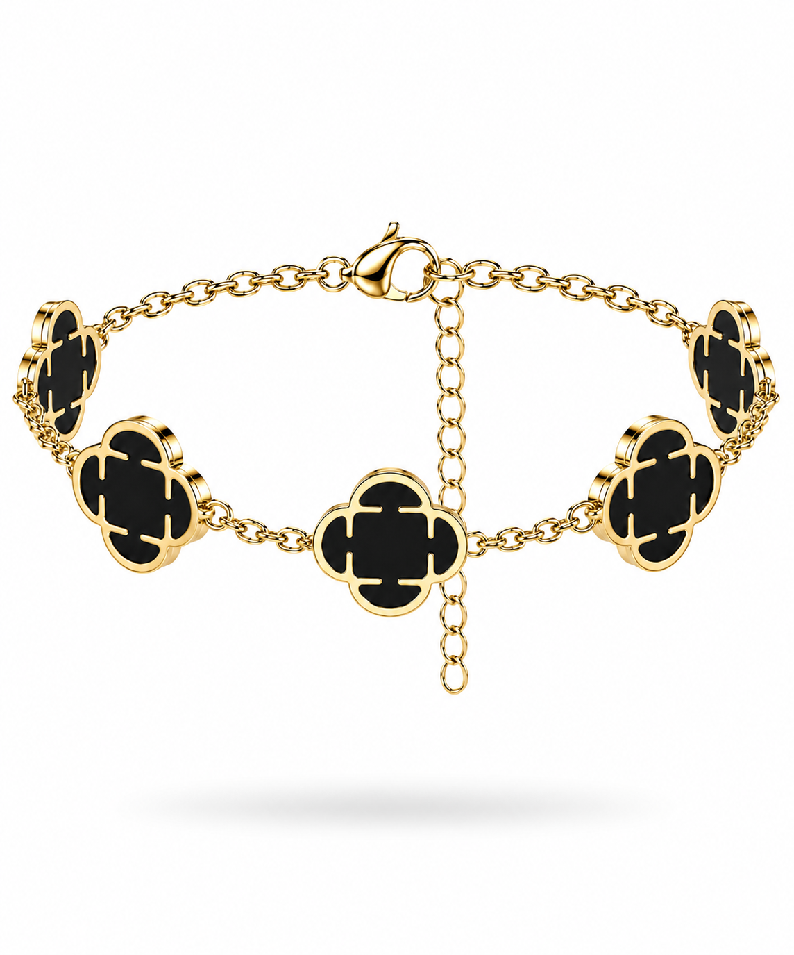 TASSI GOLD CLOVER BRACELET