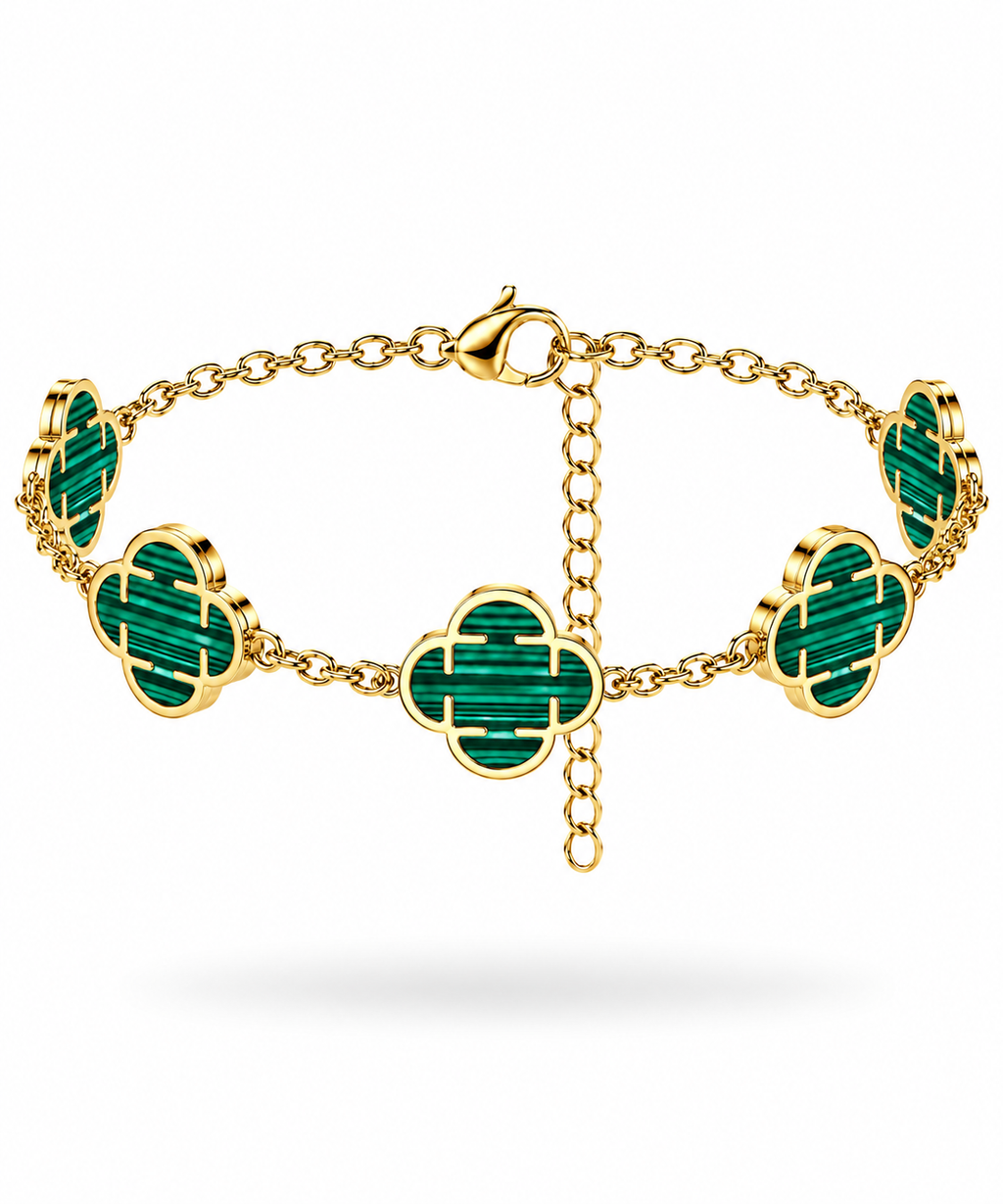 TASSI GOLD CLOVER BRACELET