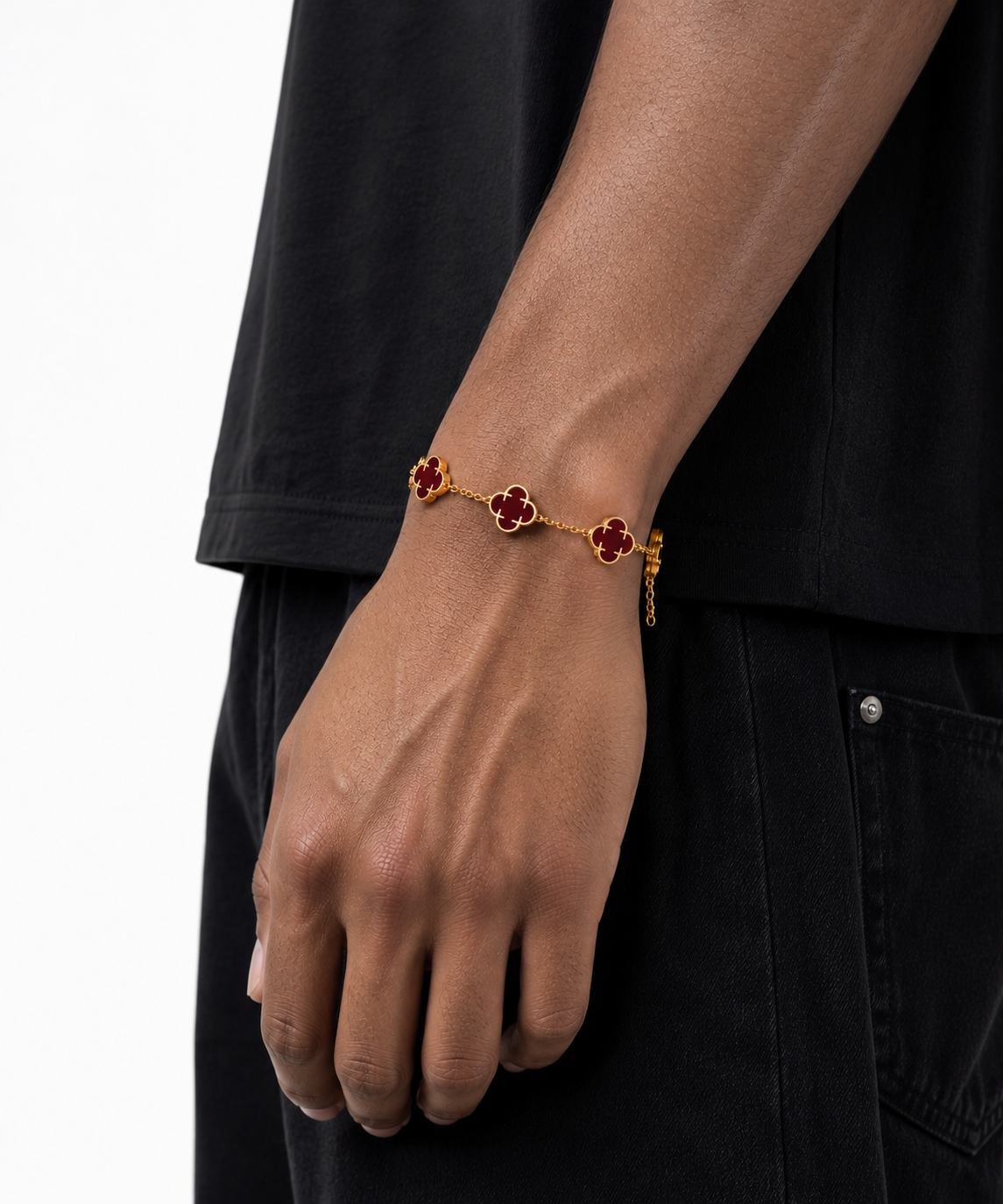 TASSI GOLD CLOVER BRACELET