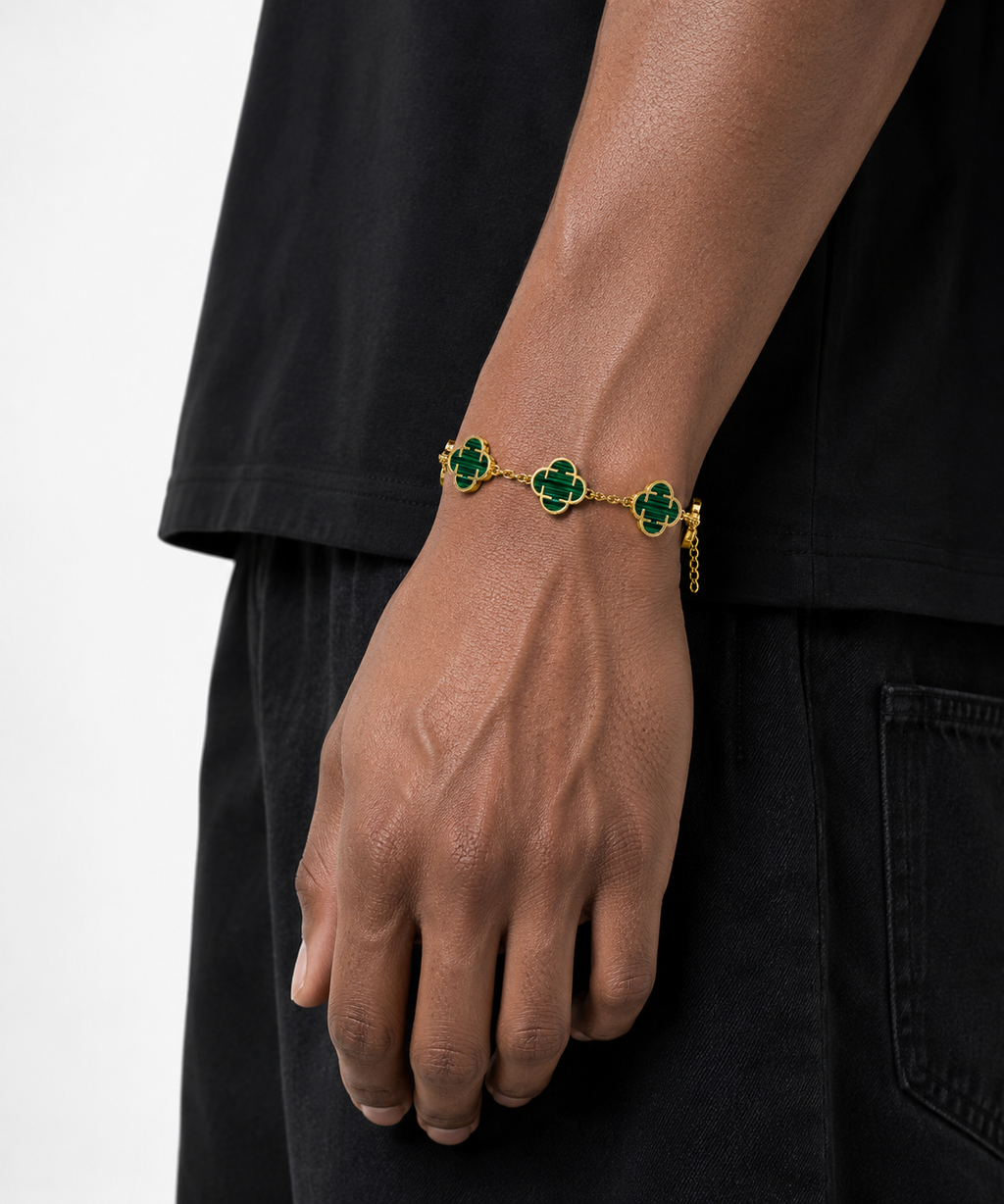 TASSI GOLD CLOVER BRACELET