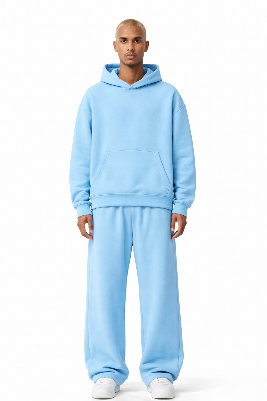 TASSI BAGGY HOODIE BABYBLAU
