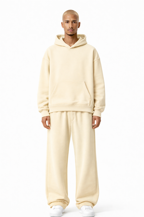 TASSI BAGGY HOODIE CREME