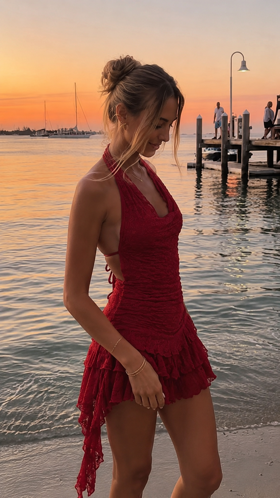Burgundy Saint Mini Dress – TASSI