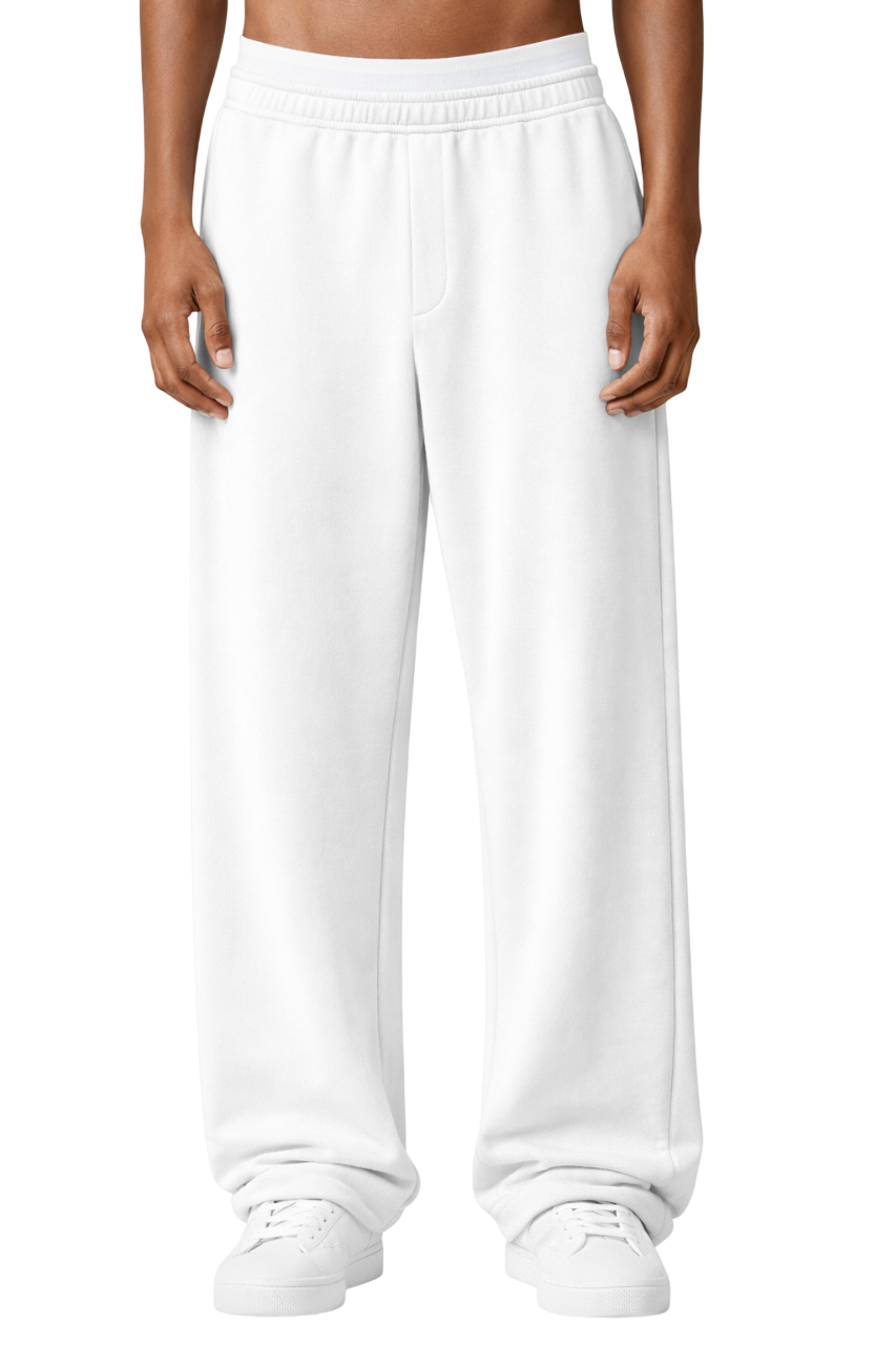 TASSI BAGGY JOGGER WHITE