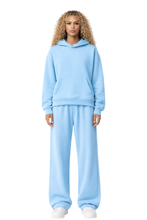 TASSI BAGGY HOODIE BABYBLAU