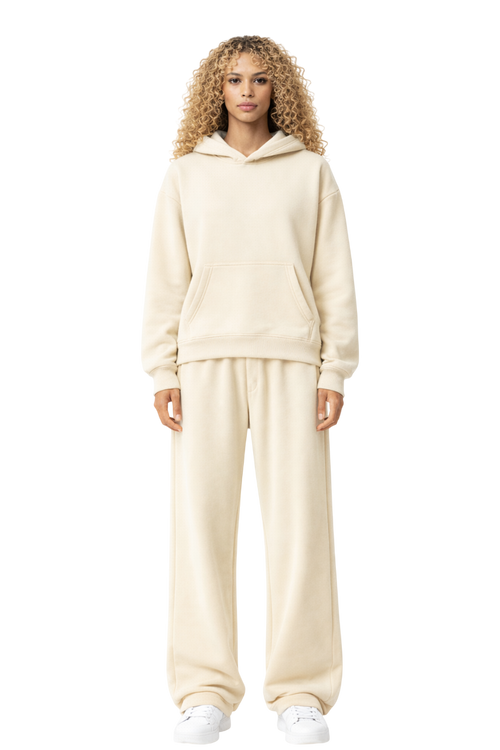 TASSI BAGGY HOODIE CREME