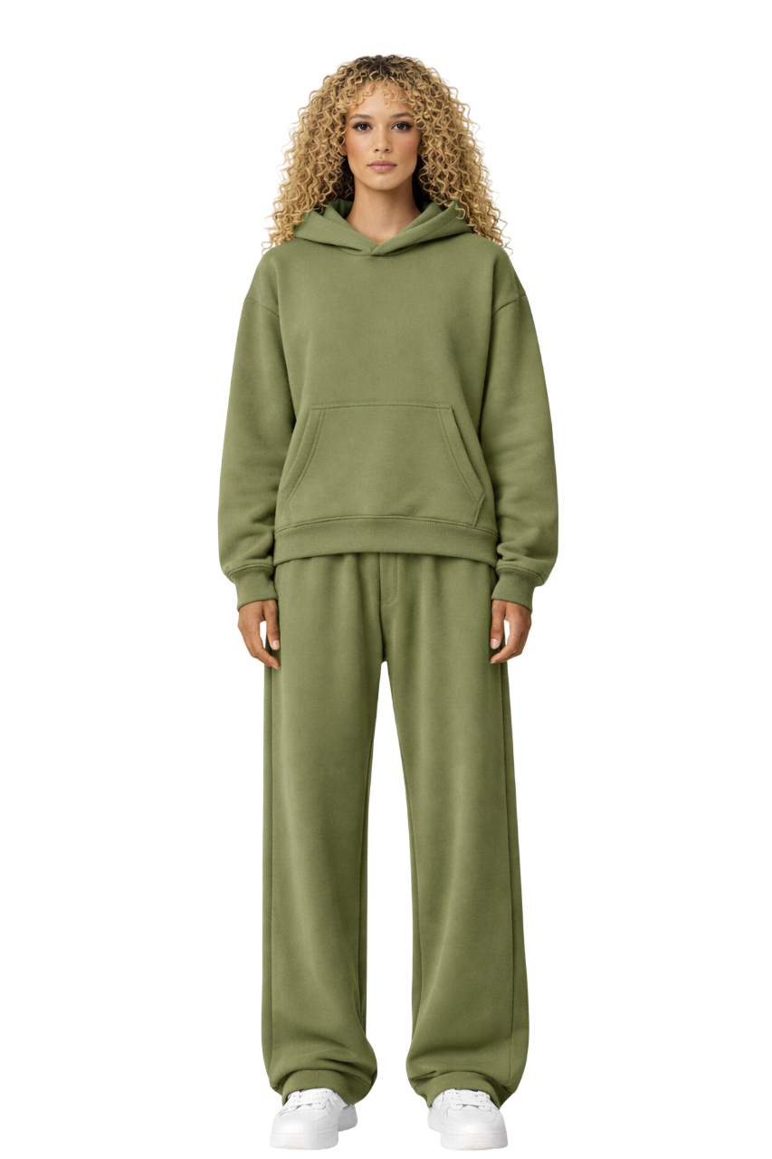TASSI BAGGY HOODIE OLIVE