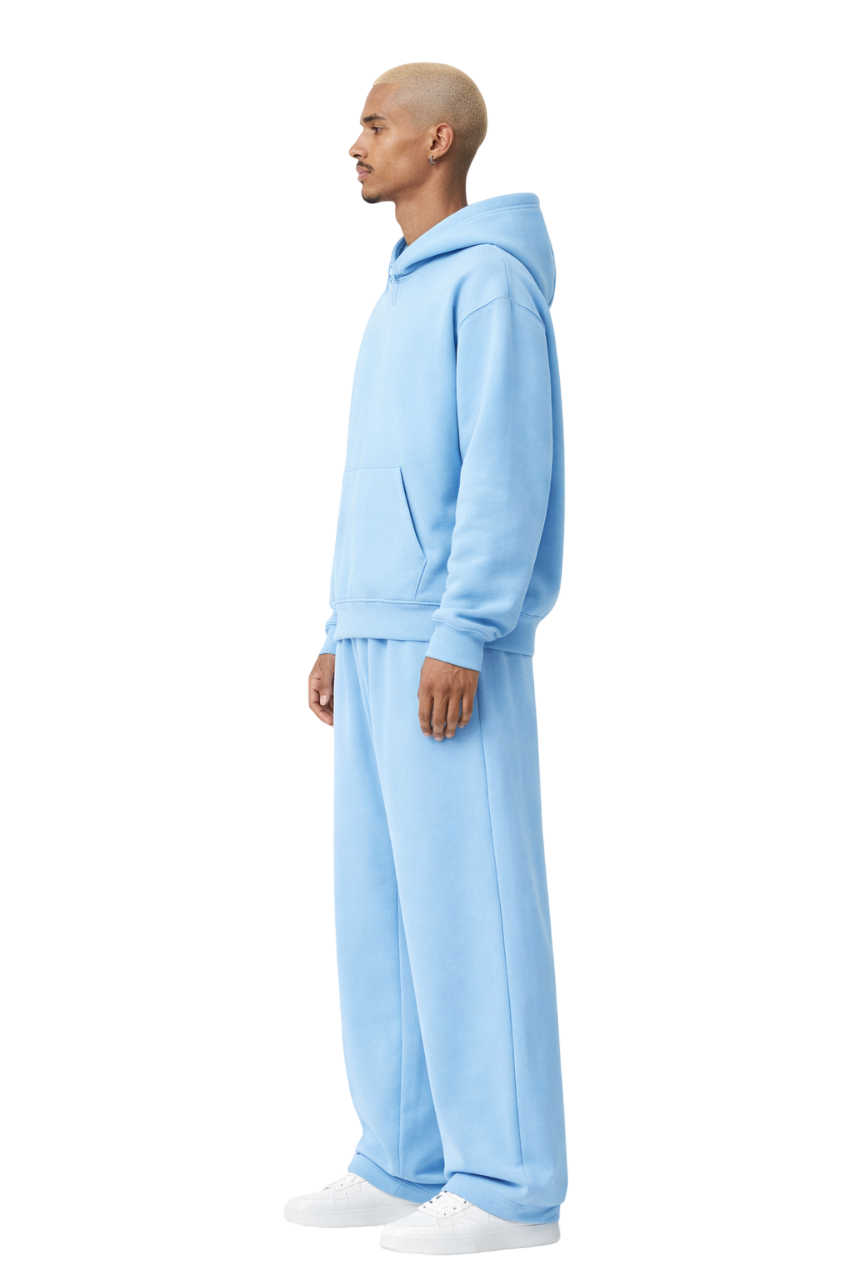 TASSI BAGGY HOODIE BABYBLAU