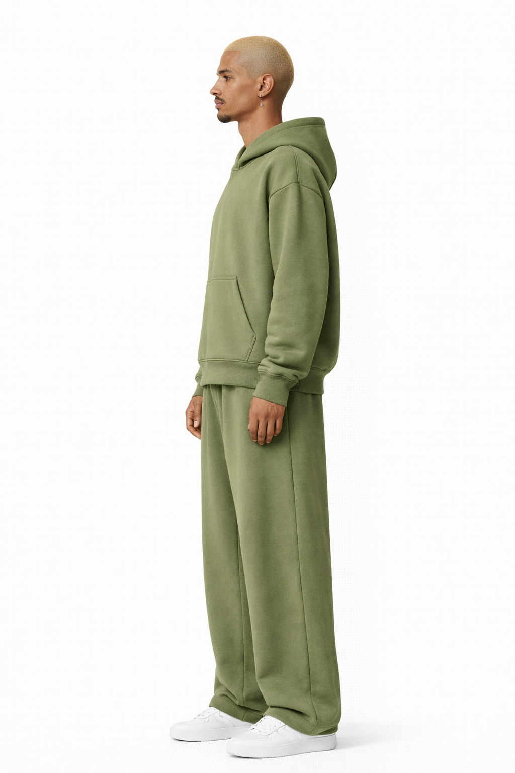 TASSI BAGGY HOODIE OLIVE