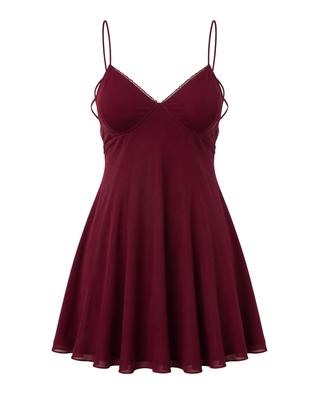 Ruby Wine Mini Dress