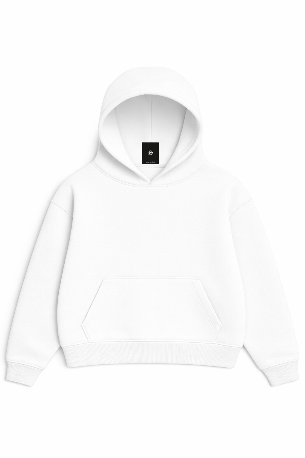 TASSI BAGGY HOODIE WHITE