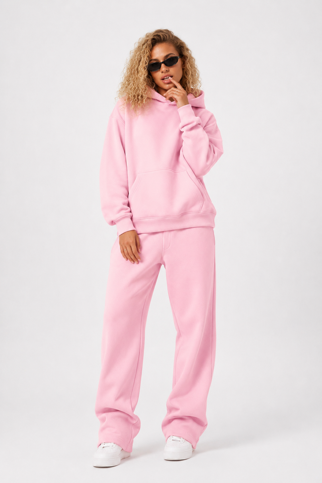 TASSI BAGGY HOODIE PINK