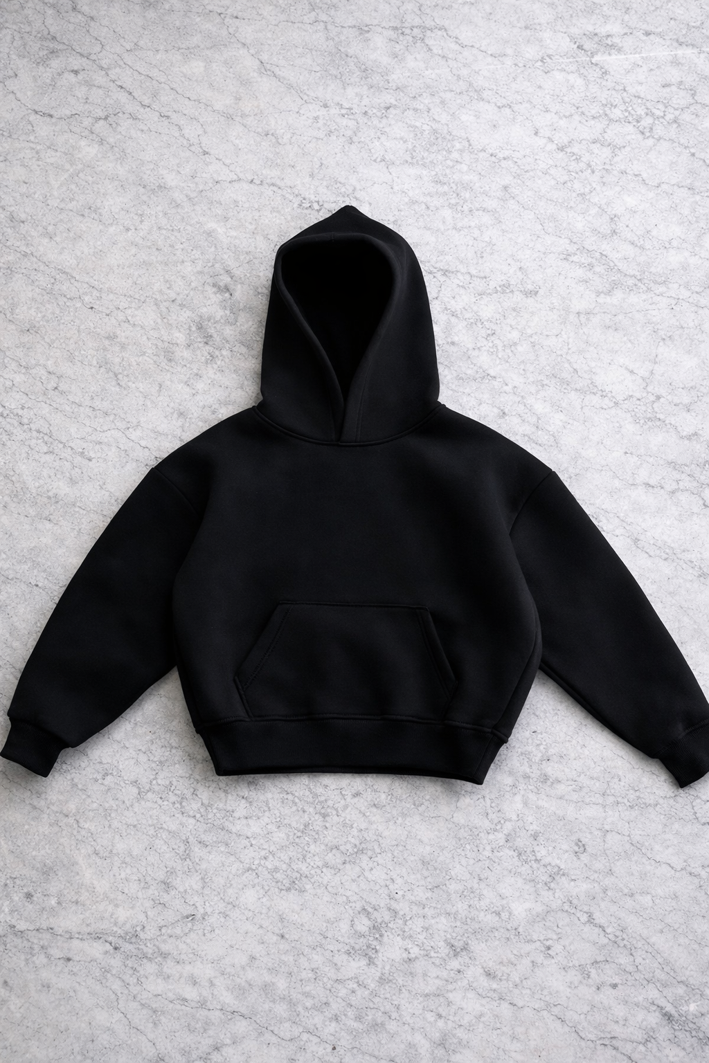 TASSI BAGGY HOODIE BLACK
