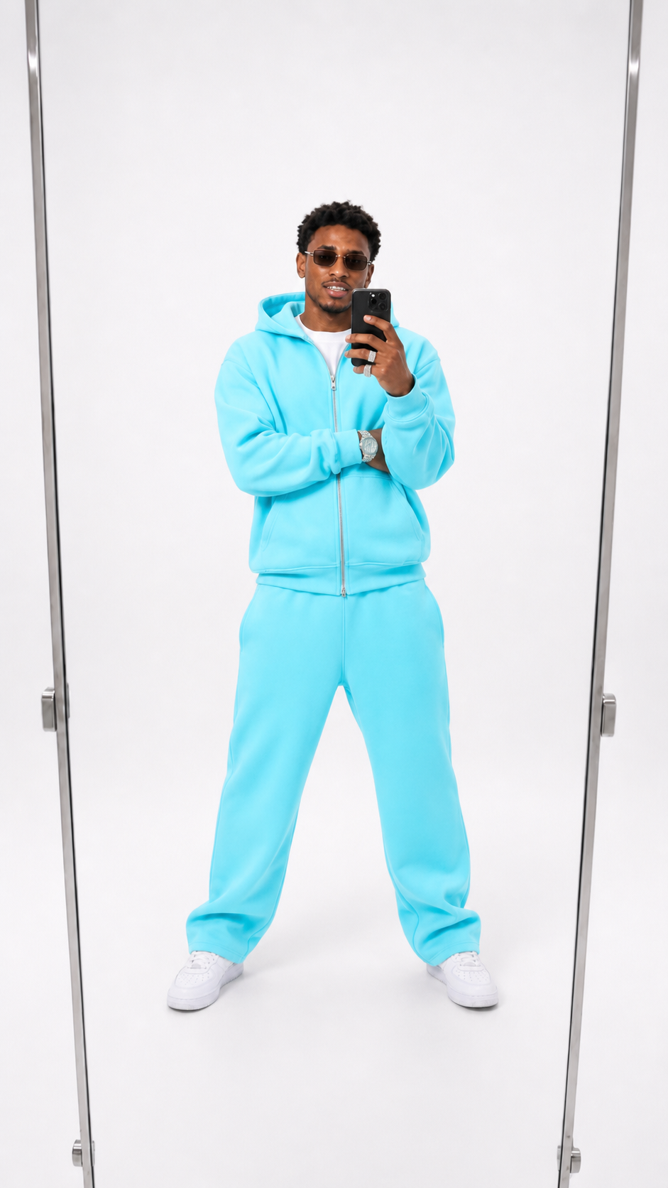 TASSI BAGGY JOGGER ICEBLAU