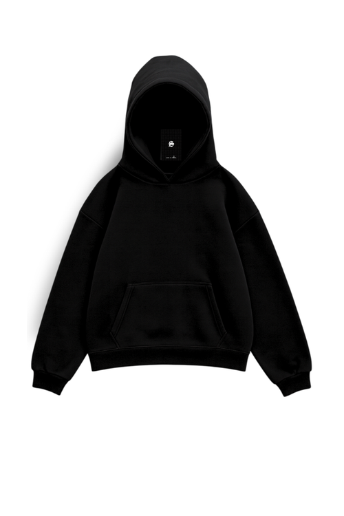 TASSI BAGGY HOODIE BLACK