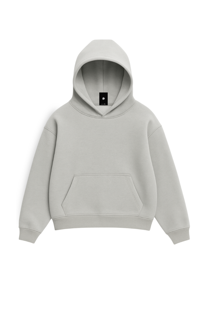 TASSI BAGGY HOODIE LIGHT GREY