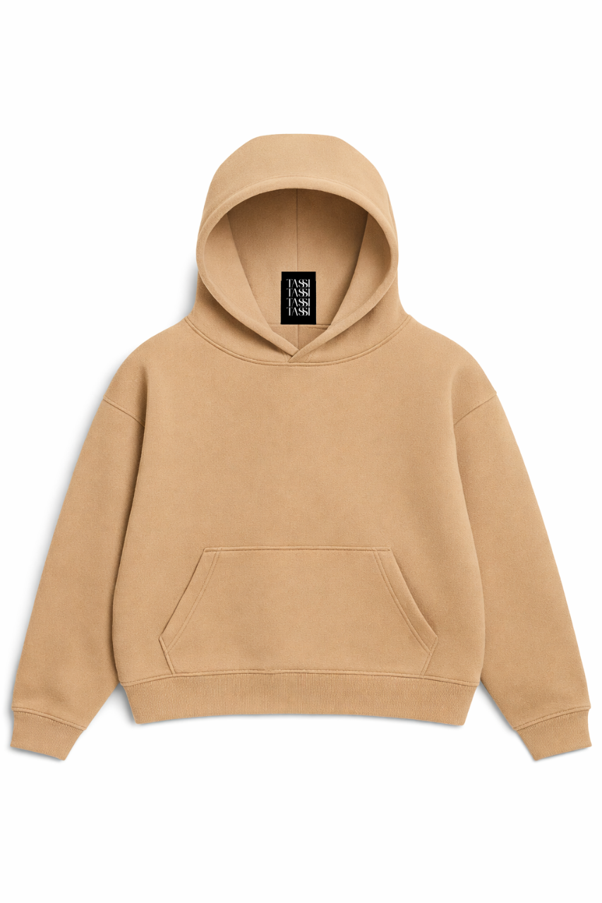 TASSI BAGGY HOODIE BEIGE